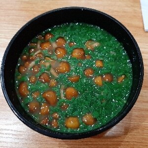 ねぎとなめこの味噌汁＋＋